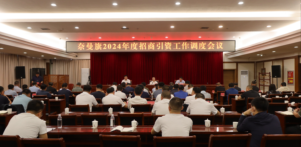 旗人民政府副旗长刘洋主持奈曼旗2024年度招商引资工作调度会.jpg