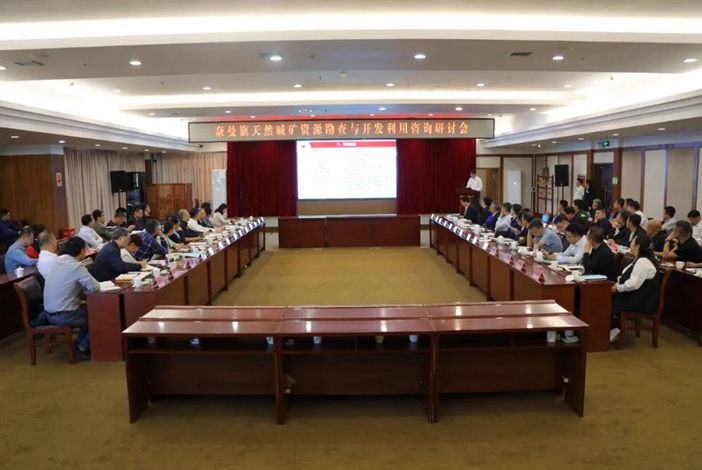 旗人民政府副旗长李敏出席奈曼旗天然碱矿资源勘查与开发利用咨询研讨会.jpg