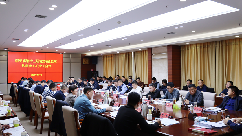 玄东升主持召开奈曼旗第十三届党委第121次常委会（扩大）会议.png
